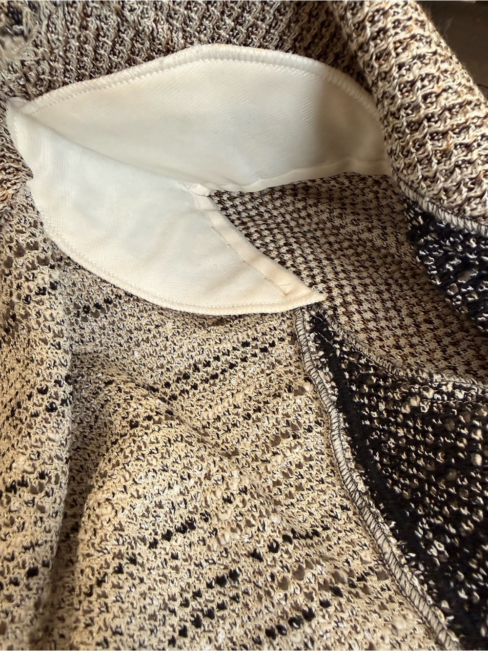 St. John Tweed-Inspired Fringe-Trim Knit Blazer - Picture 10 of 13